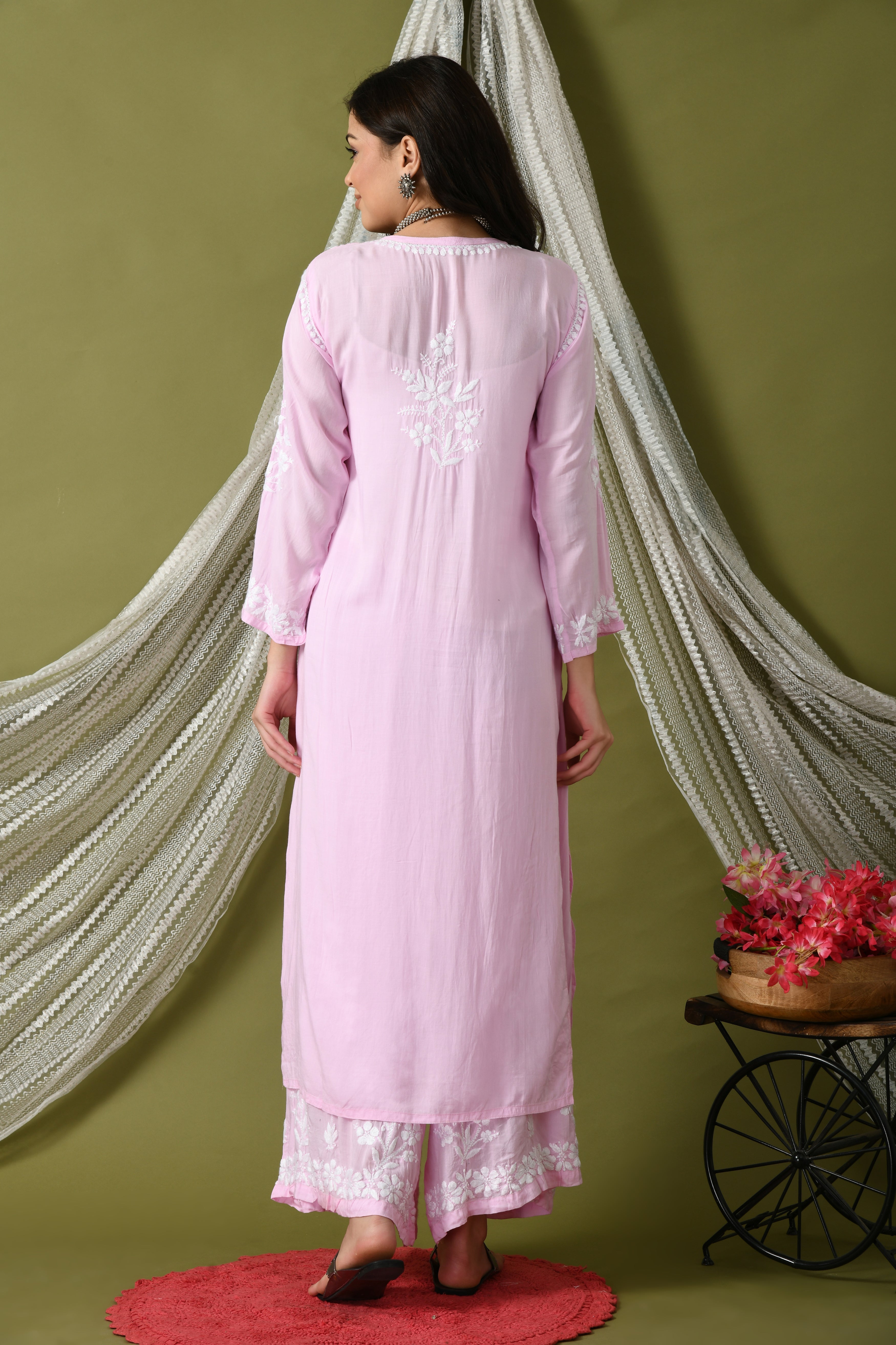 Farah Pink Modal Cotton Set